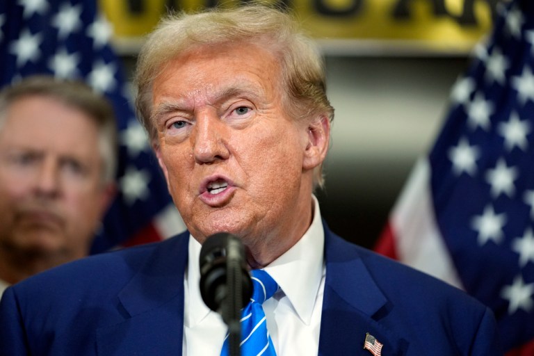 Trump says he used AI to rewrite one of his speeches