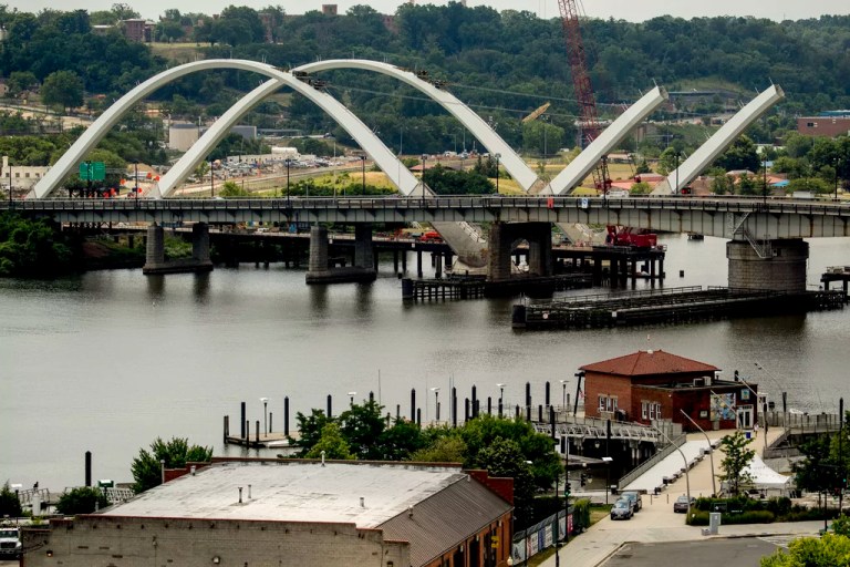 Frederick Douglass Memorial Bridge.