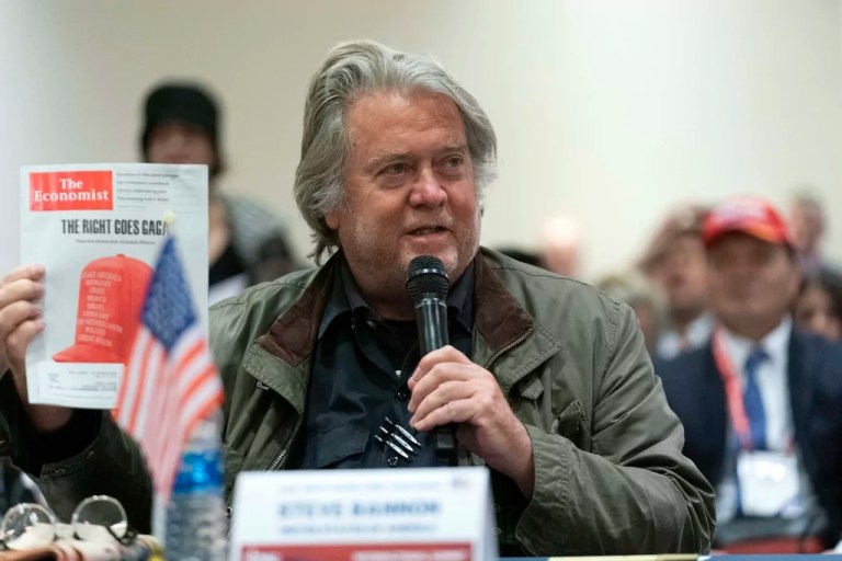 Bannon teases second Trump term expectations before Monday prison sentence