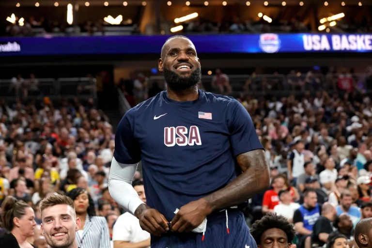 The ‘King’ bears the flag