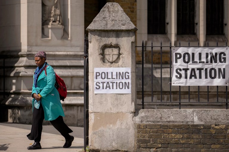 Labour Party projected landslide victory in UK elections