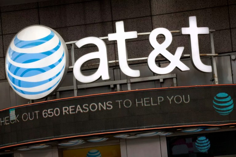 The AT&T logo.