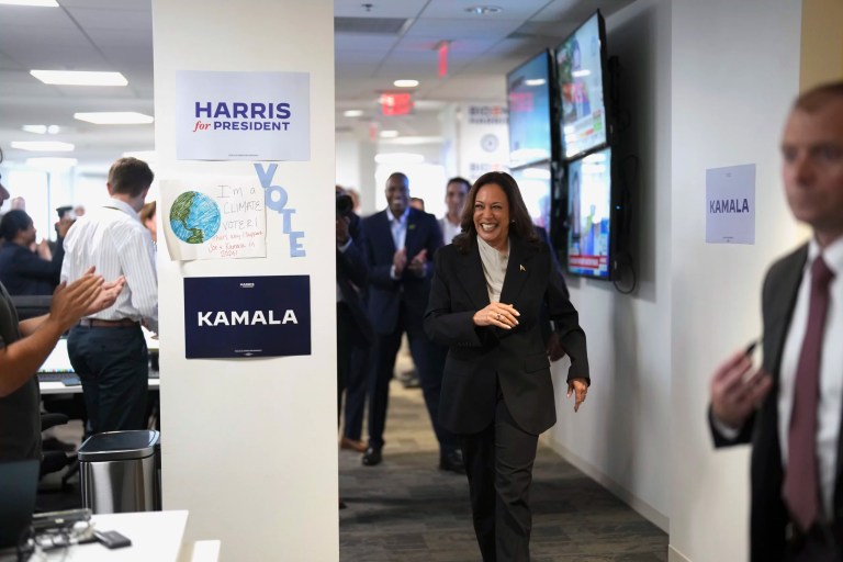 Harris sets up race between prosecutor and felon in first campaign stop: ‘I know Donald Trump’s type’
