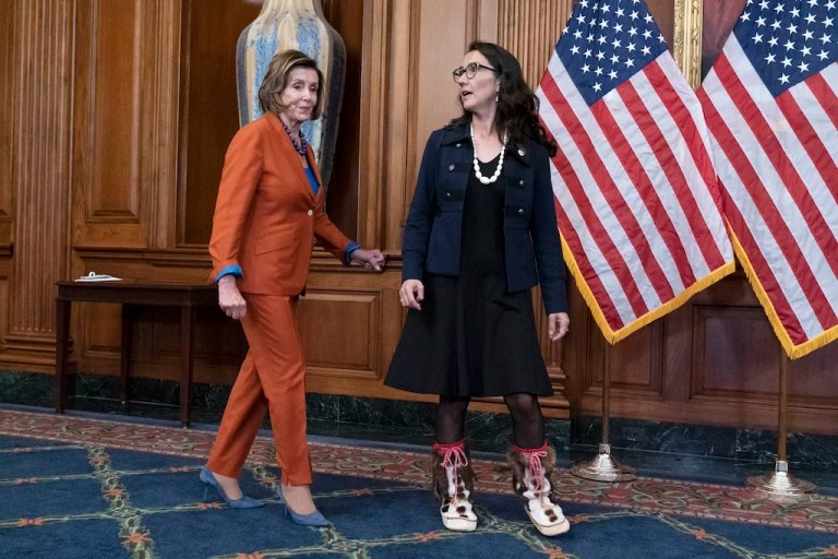 Mary Peltola and Nancy Pelosi