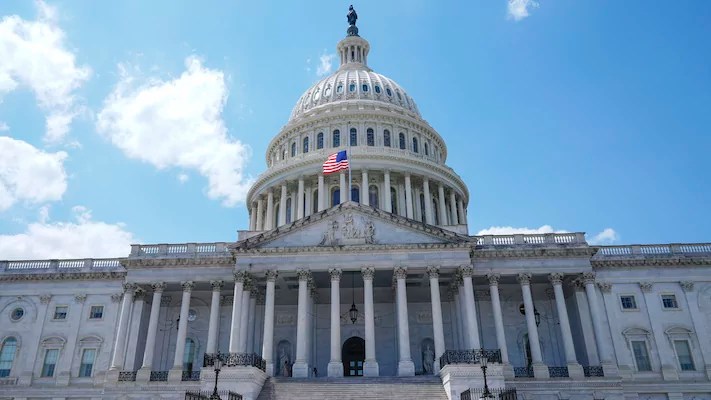 The U.S. Capitol building in Washington.
