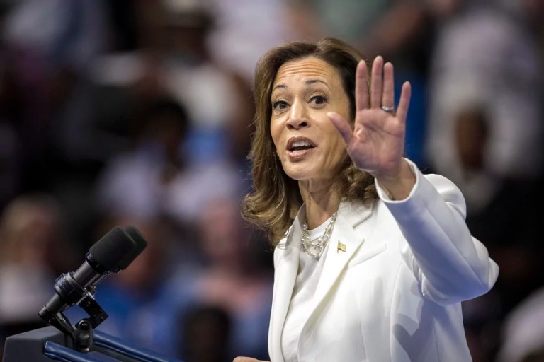 Harris says Trump ‘disrespected sacred ground’ at Arlington Cemetery for ‘political stunt’