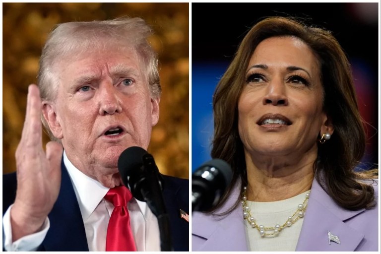 Harris slammed by former president for sounding ‘more like Trump than Trump’