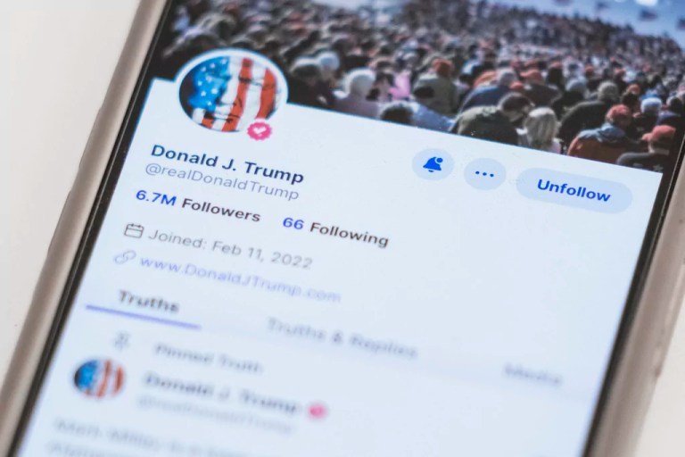 Trump Media stock plummets as date for him to cash out nears
