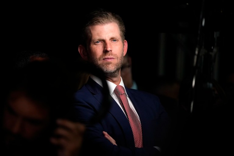 Eric Trump says bullets ‘are only going one way’ in 2024 campaign