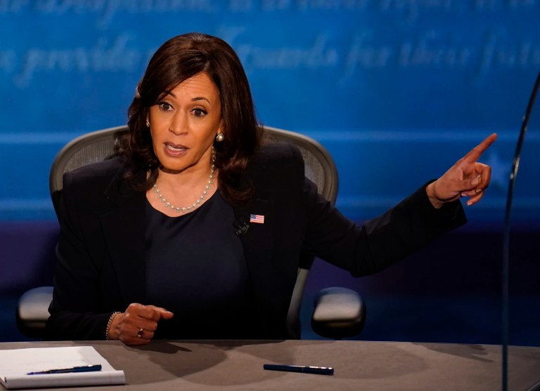 Harris admits it: Wants open debate mics to sting Trump like Pence