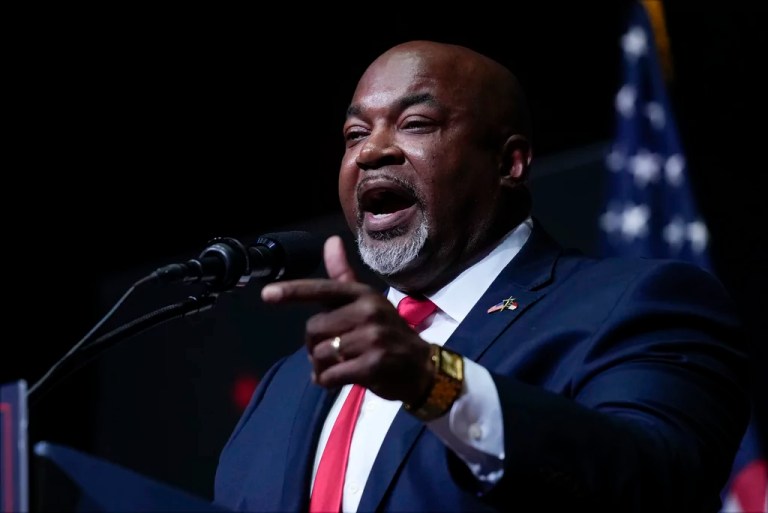 Mark Robinson vows to go after CNN ‘full throttle’ in first campaign appearance since explicit allegations