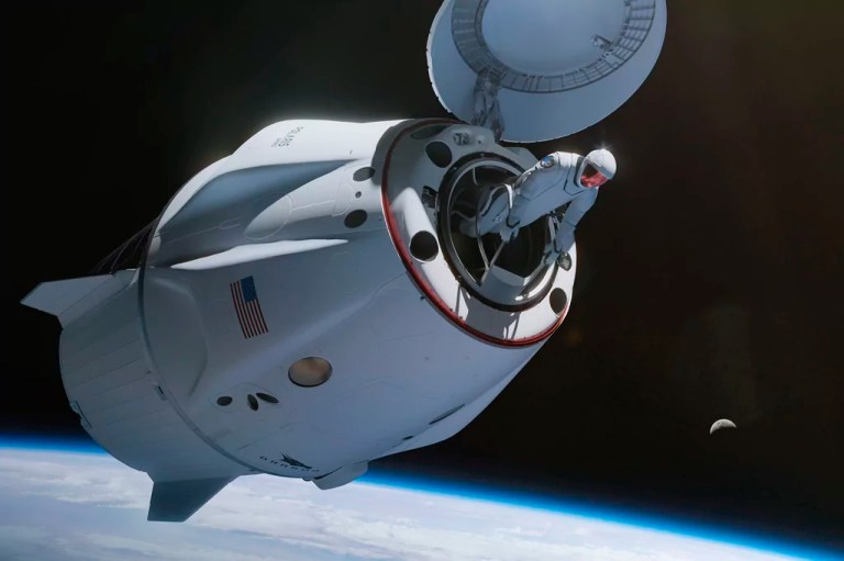 Tech billionaire returns to Earth after first private spacewalk