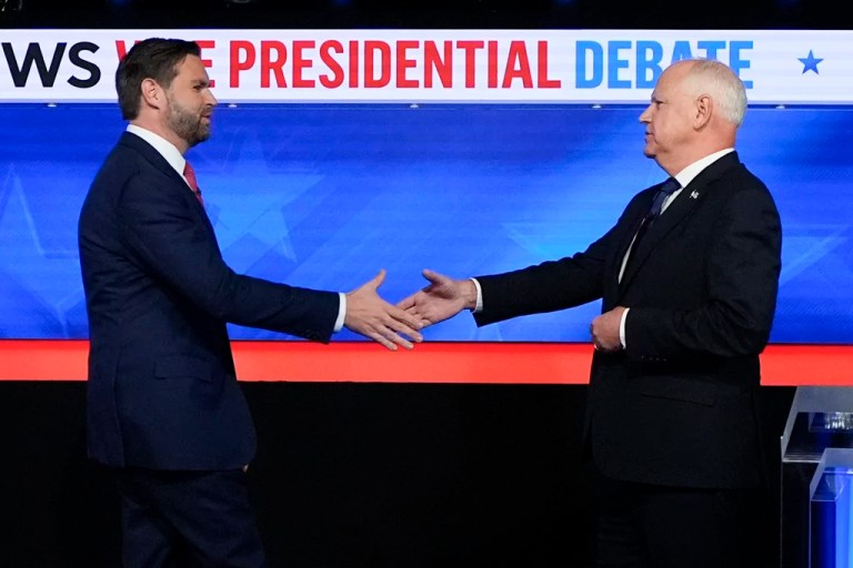 Vice presidential debate fact check: Springfield, Project 2025, and Amber Thurman