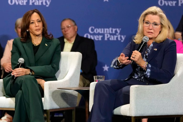 Harris angers her left flank with appeals to Trump-skeptical Republicans as lead shrinks