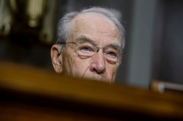 President pro tempore of the United States Senate Chuck Grassley (R-IA) in 2024.