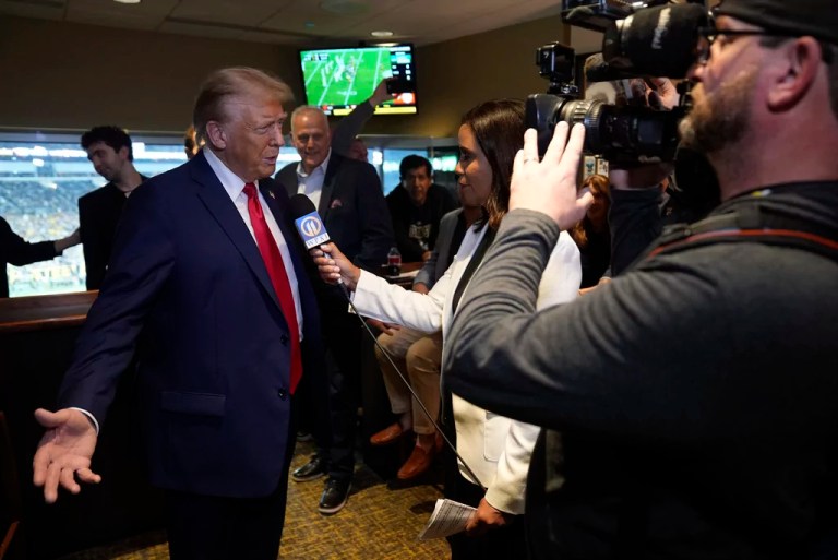 WATCH LIVE: Trump speaks to press in Asheville, North Carolina