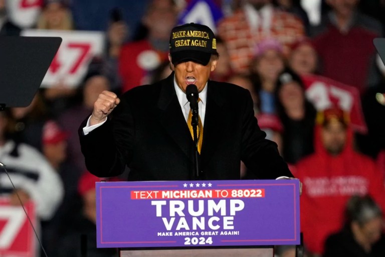 WATCH LIVE: Trump holds rally in Novi, Michigan