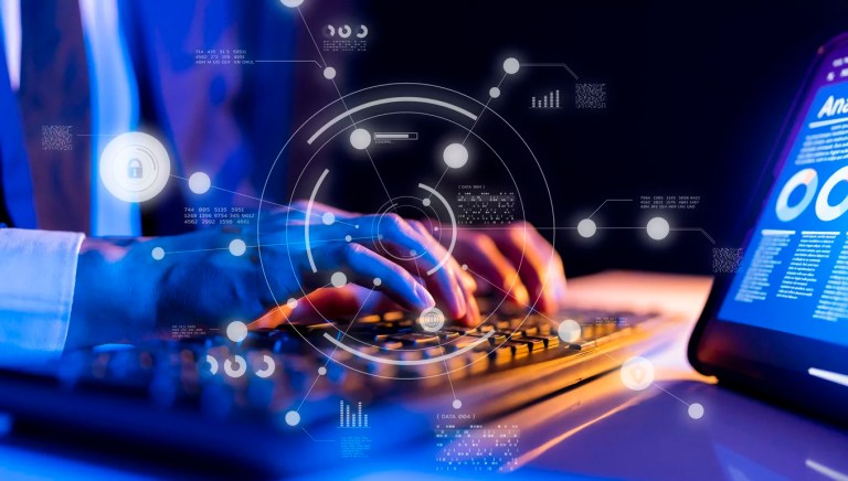 Hacking stock image.