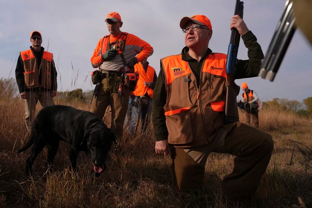 Walz celebrates hunting season, Republicans troll him