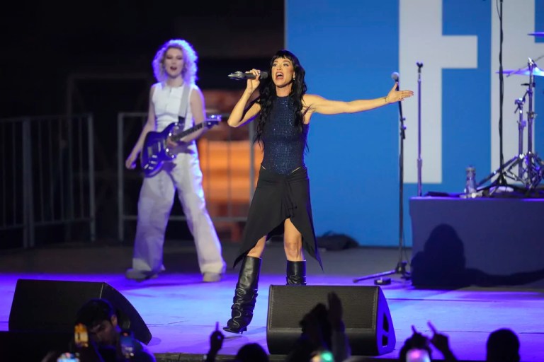 Singer Katy Perry traveling to space on Monday with all-female crew