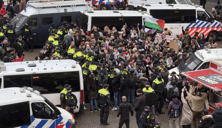 Once again, in hiding in Amsterdam