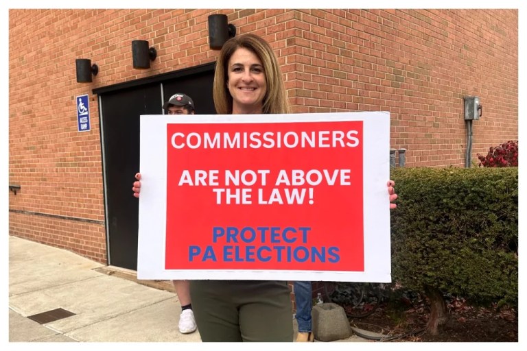 Bucks County commissioner blames overturning Roe v. Wade for her election interference