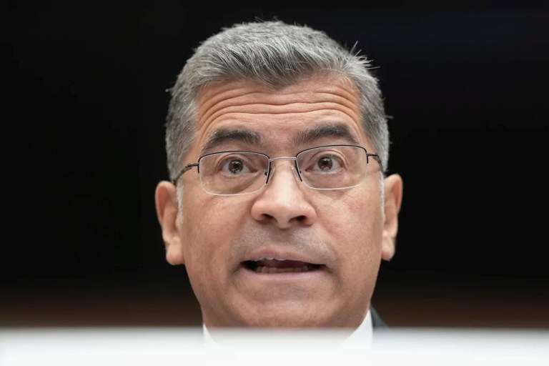 Health and Human Services Secretary Xavier Becerra.