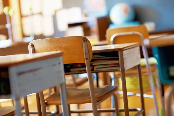 An empty classroom