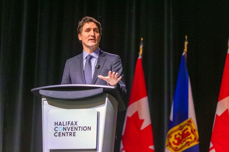 Trudeau deems himself ‘proud feminist’ in bemoaning Trump’s victory over Harris
