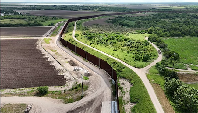World War II-style barriers placed along border in New Mexico
