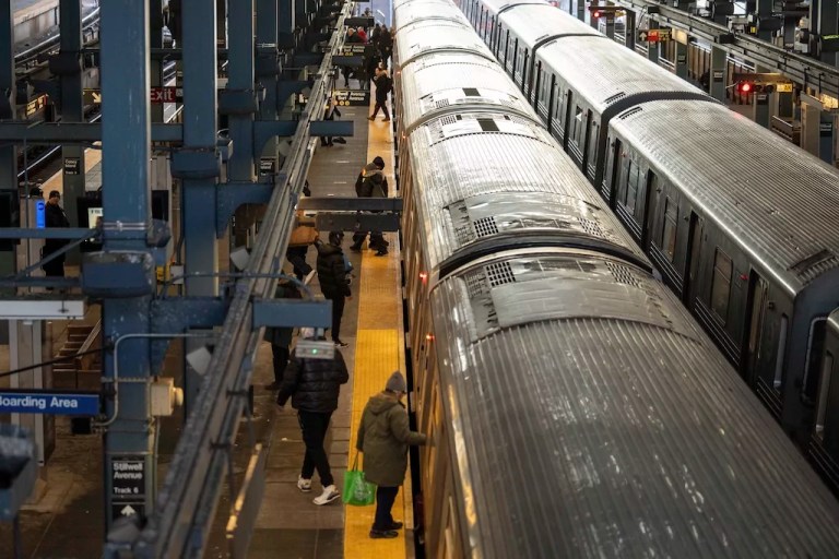 Coney Island metro car in New York City