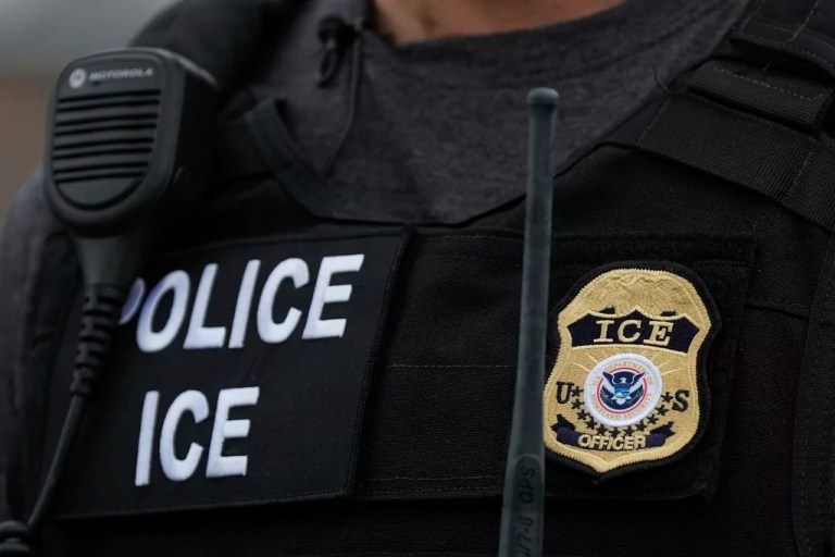 Kenneth Genalo, director of Immigration and Customs Enforcement's New York City field office, speaks during an interview with the Associated Press, Tuesday, Dec. 17, 2024, in the Bronx borough of New York.