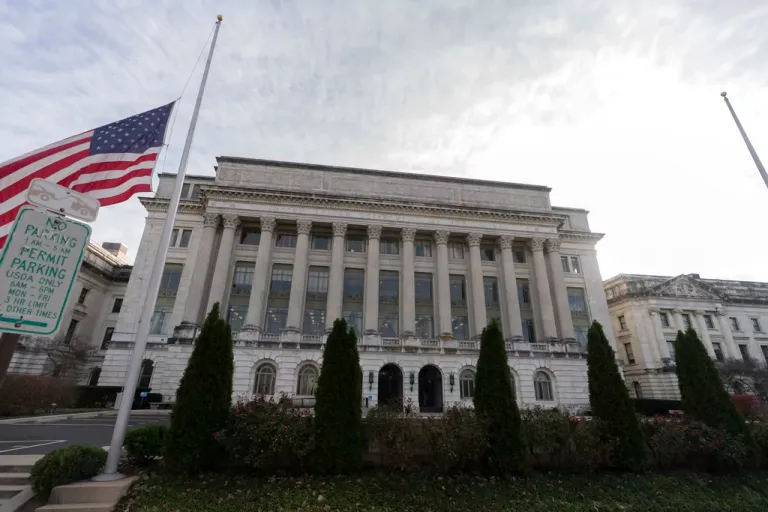 The U.S. Department of Agriculture building.