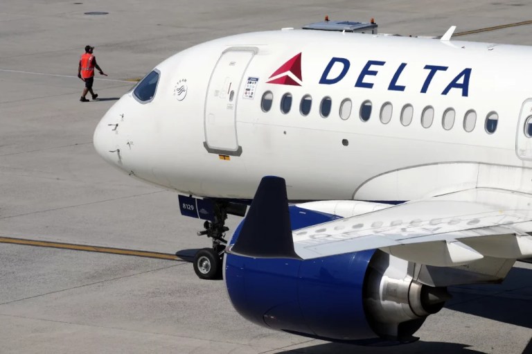 A Delta Air Lines jet.