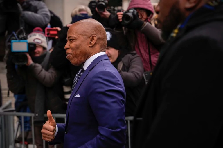 Eric Adams fights corruption charges citing ‘quid pro quo’ leak