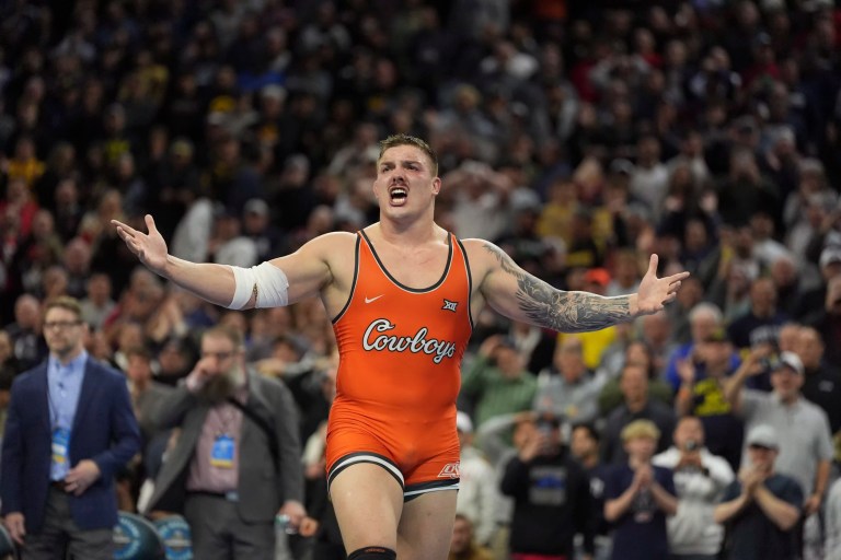 NCAA wrestling national champion will never forget Trump’s presence at ‘historic’ victory