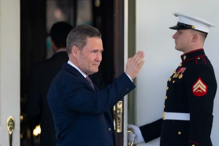 President Donald Trump voiced renewed support for his National Security Advisor Mike Waltz Tuesday, adding that he does not need to 