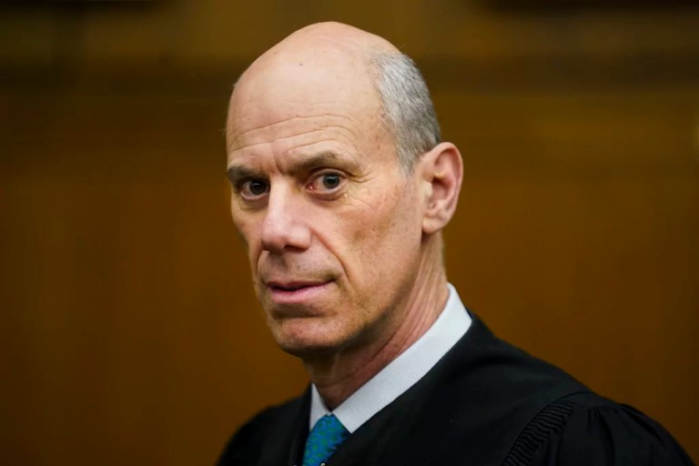 U.S. District Judge James Boasberg, chief judge of the U.S. District Court for the District of Columbia, stands for a portrait at E. Barrett Prettyman Federal Courthouse in Washington.