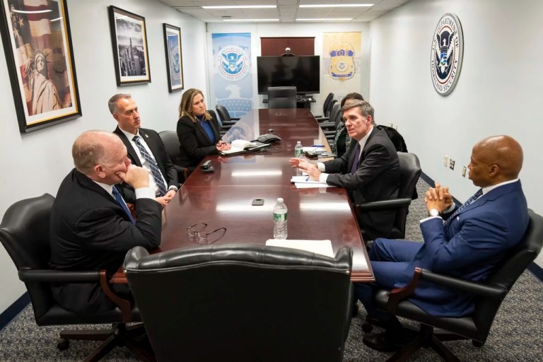 Homan announces 27 Tren de Aragua members and associates arrested in NYC in coordination with Adams