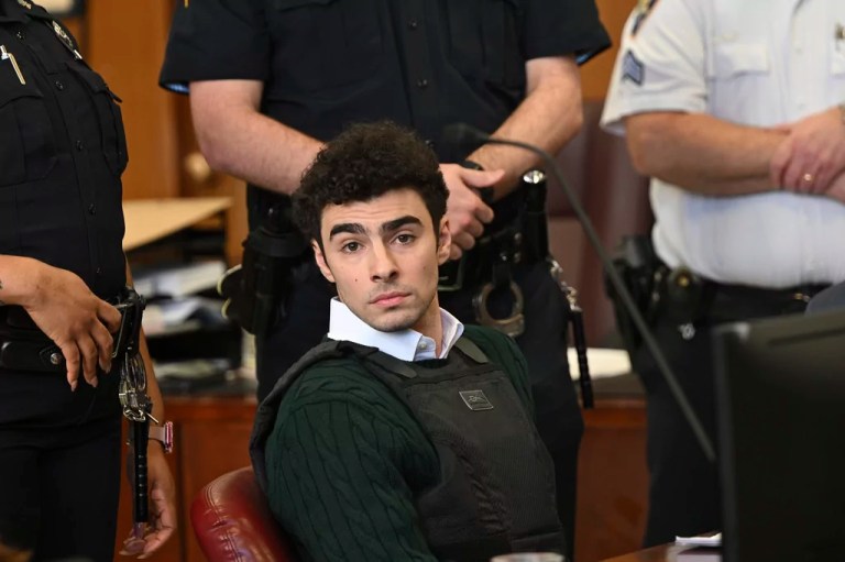 Luigi Mangione, who is accused of fatally shooting UnitedHealthcare CEO Brian Thompson, appears in Manhattan state court in New York.