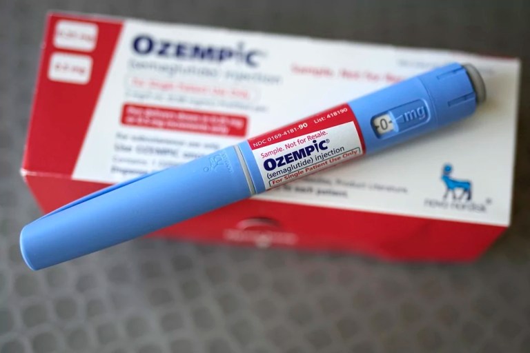 The injectable drug Ozempic.