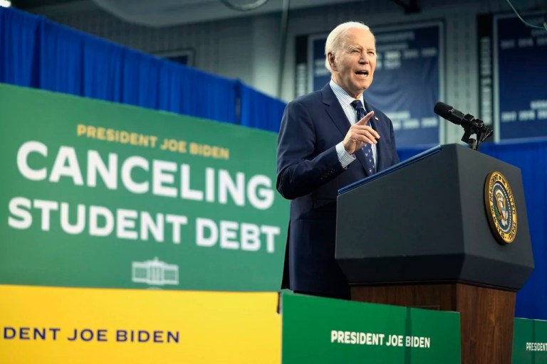 President Joe Biden aggressively pursued student loans cancelation, a push that is ending in Donald Trump's second term.