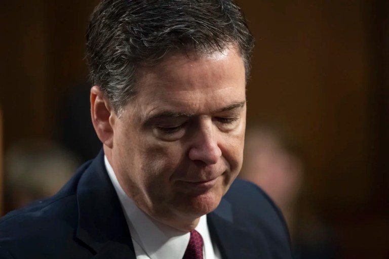 Former FBI director James Comey