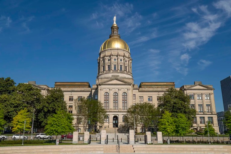 The Georgia State Capitol.