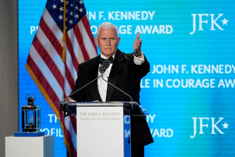 Pence lambastes second Trump administration, says it’s a departure from his work during the first