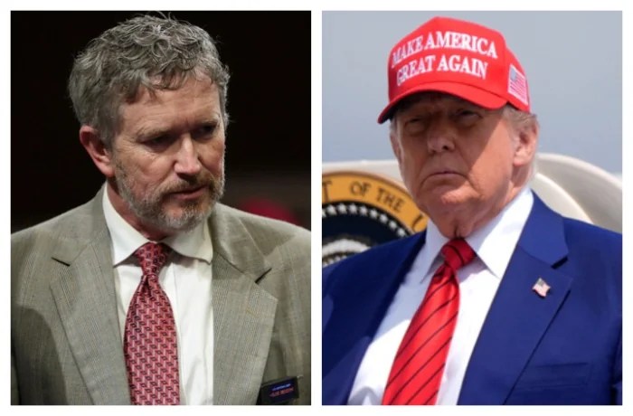 Thomas Massie and Donald Trump