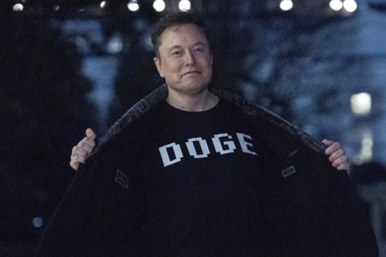 Elon Musk in a 
