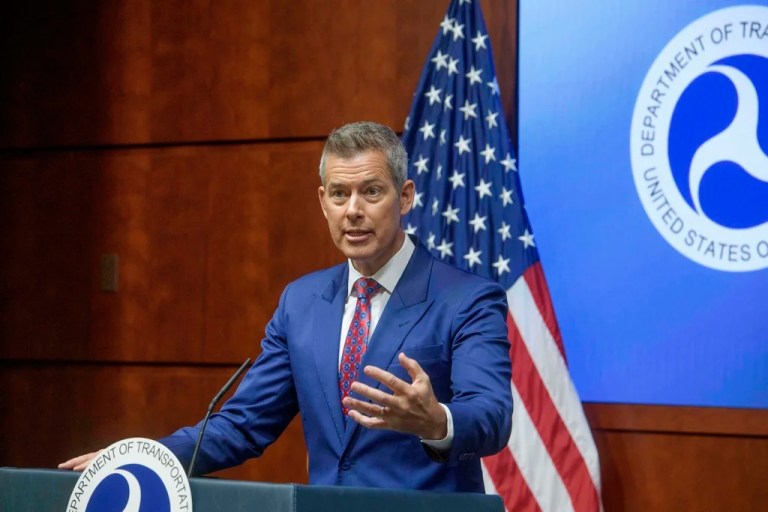 Secretary of Transportation Sean Duffy.