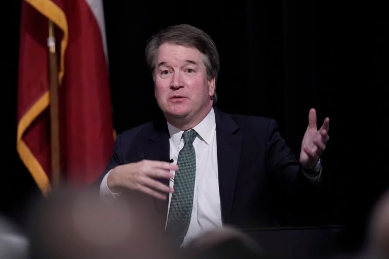 Supreme Court Justice Brett Kavanaugh answers questions.