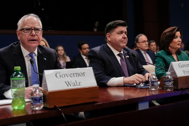 Expanding ICE protests put Democratic governors’ immigration policies in focus